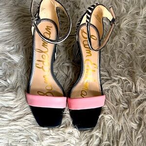 Sam Edelman Zebra/Pink Pumps